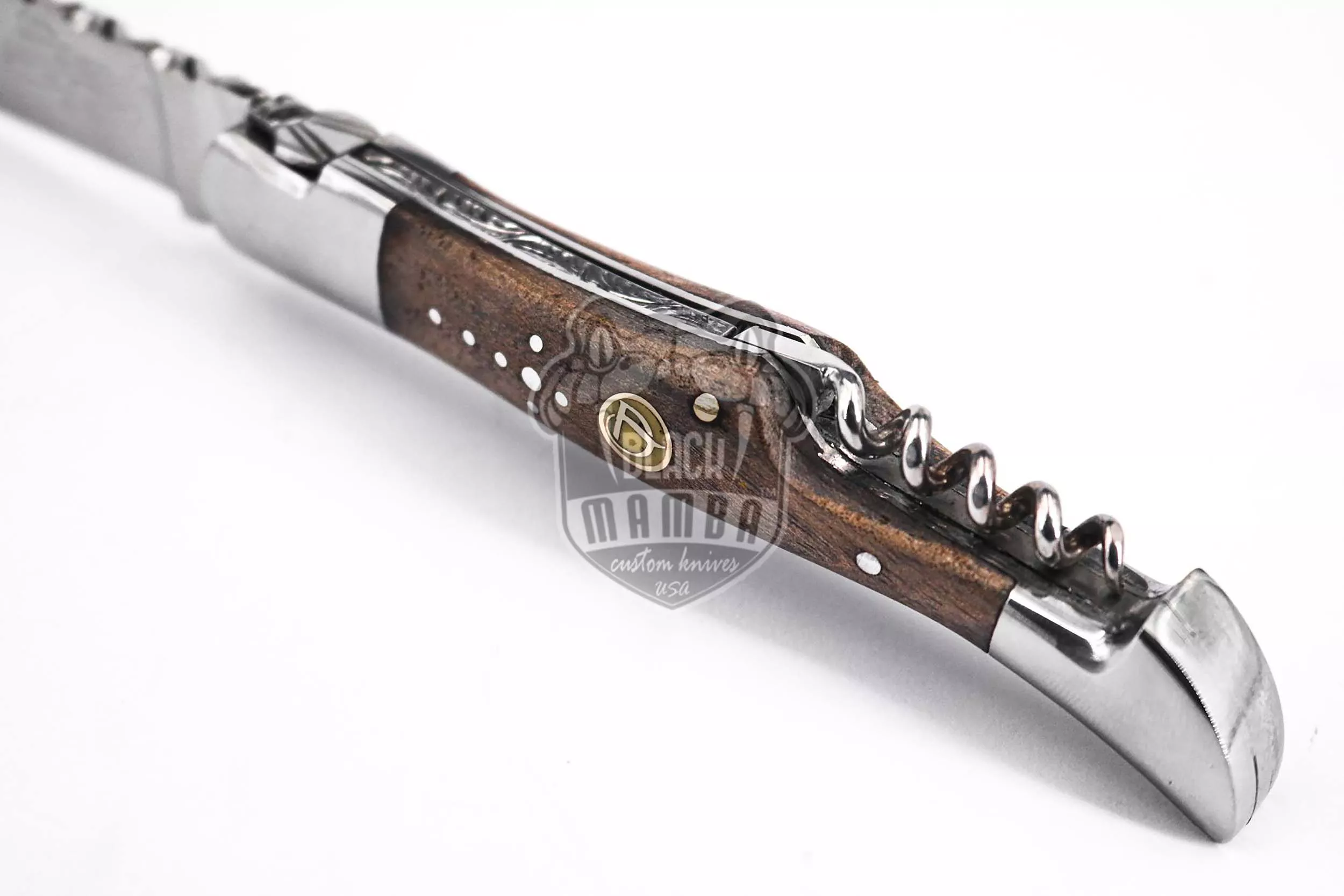 French Cuisine - Laguiole Steak Knife, 10″ Overall, Ram Horn Handle - view 9