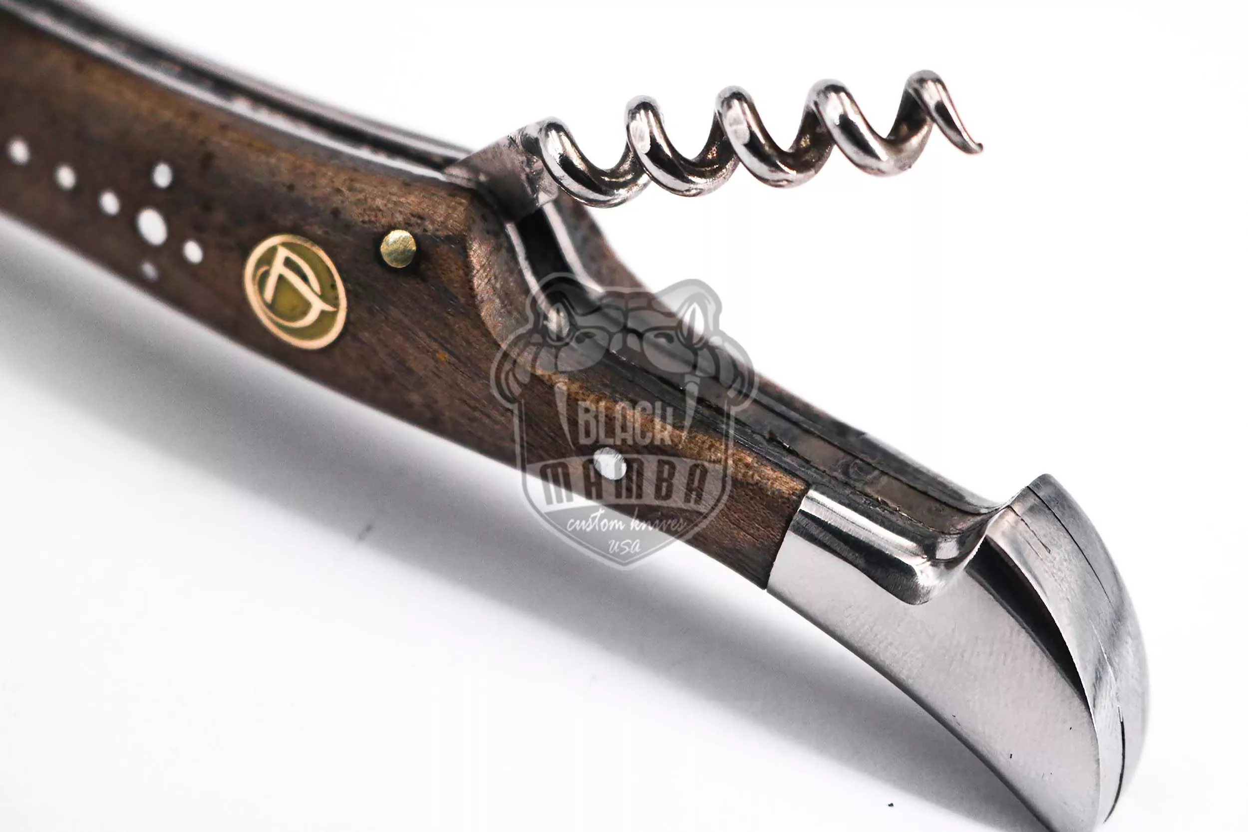 French Cuisine - Laguiole Steak Knife, 10″ Overall, Ram Horn Handle - view 11
