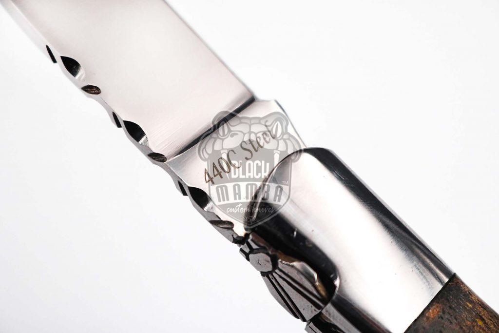 Bmk-616 Bordeaux Hand Forged Steel Laguiole Steak Knife Handmade Pocket Knives French knife steak knife USA Made - Image 4