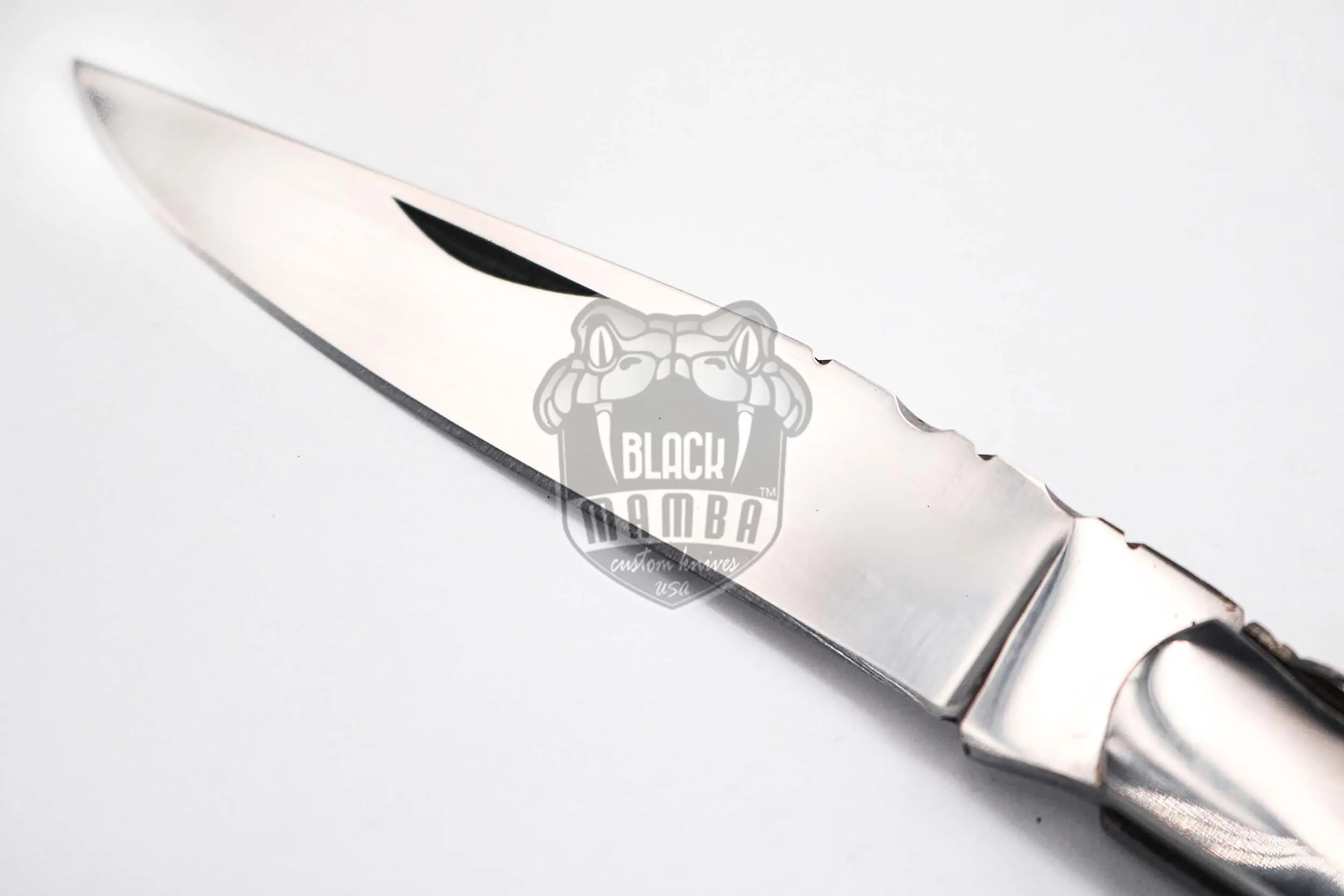 Bordeaux - Laguiole Steak Knife, 10″ Overall, Ram Horn Handle - view 5