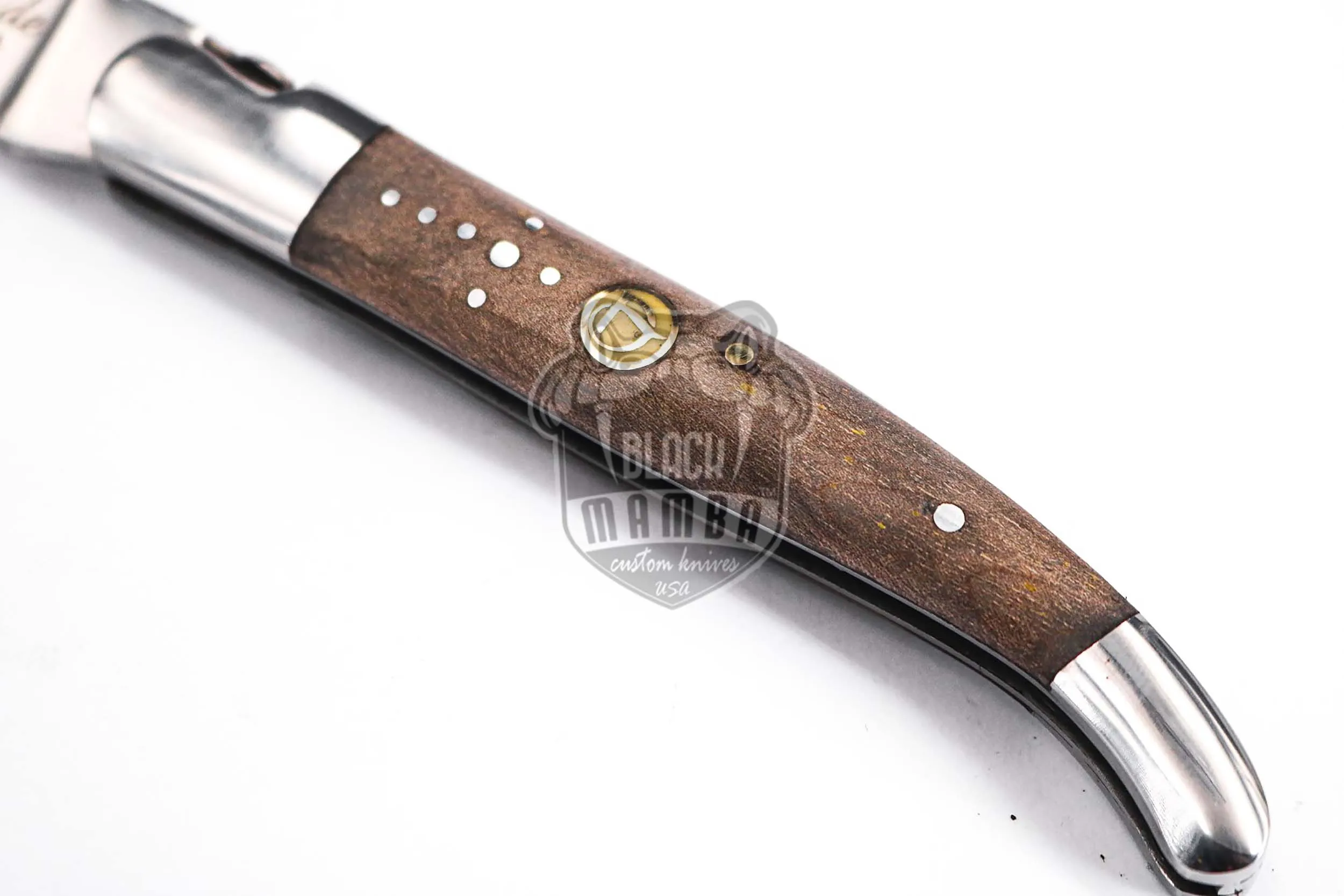Bordeaux - Laguiole Steak Knife, 10″ Overall, Ram Horn Handle - view 6