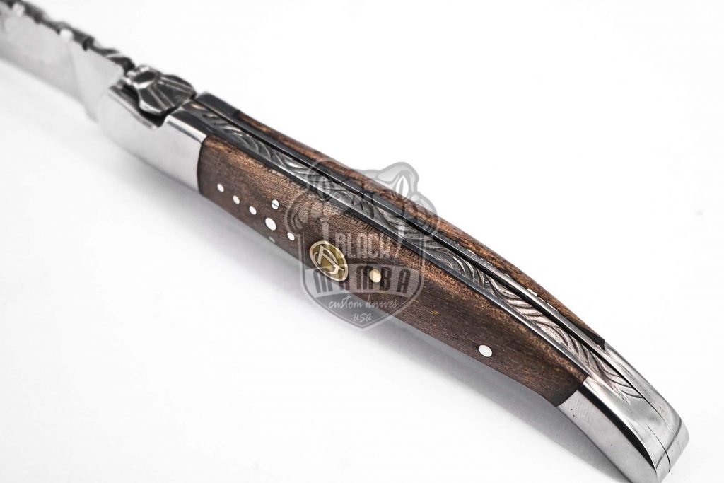 Bmk-616 Bordeaux Hand Forged Steel Laguiole Steak Knife Handmade Pocket Knives French knife steak knife USA Made - Image 7