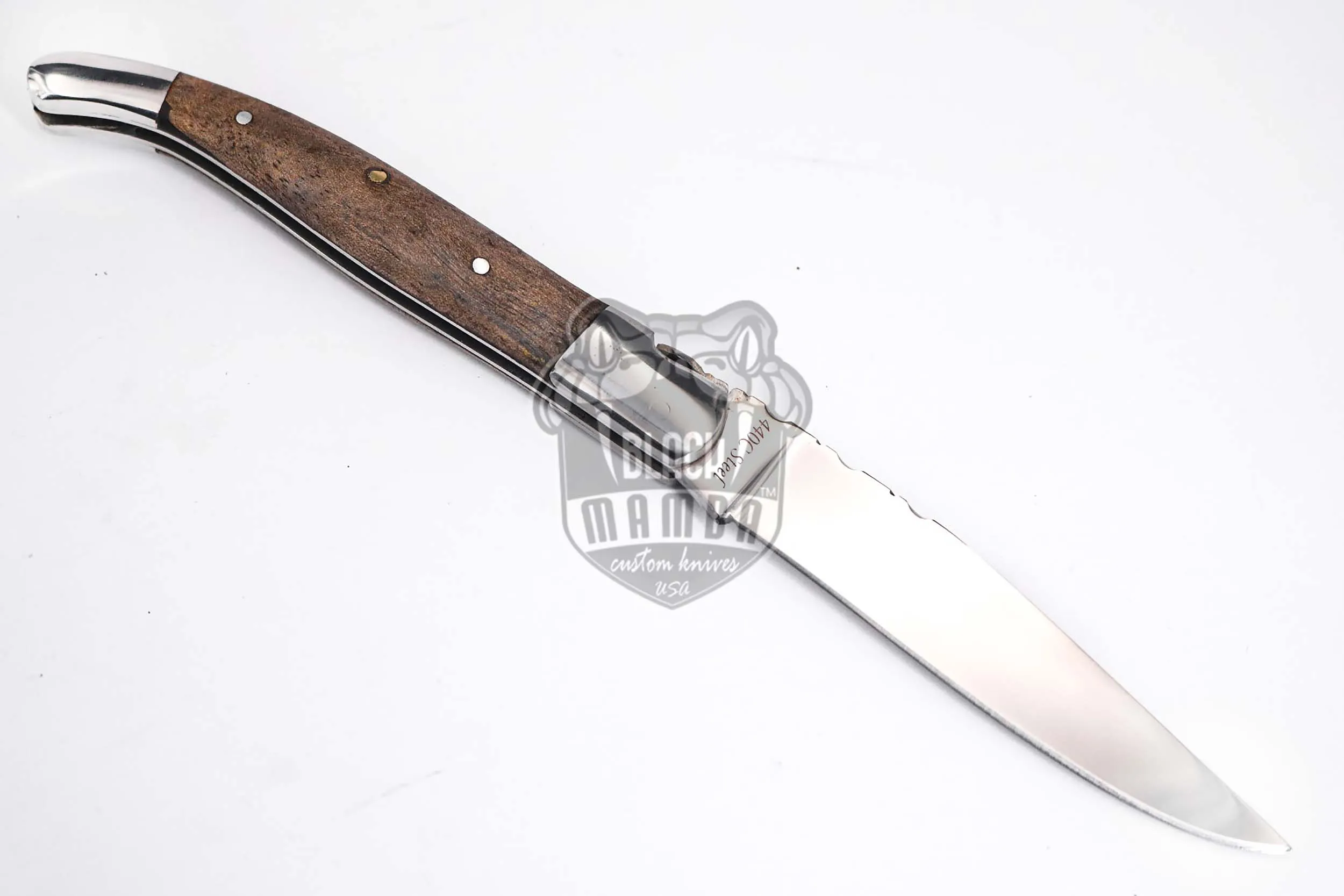 Bordeaux - Laguiole Steak Knife, 10″ Overall, Ram Horn Handle - view 9