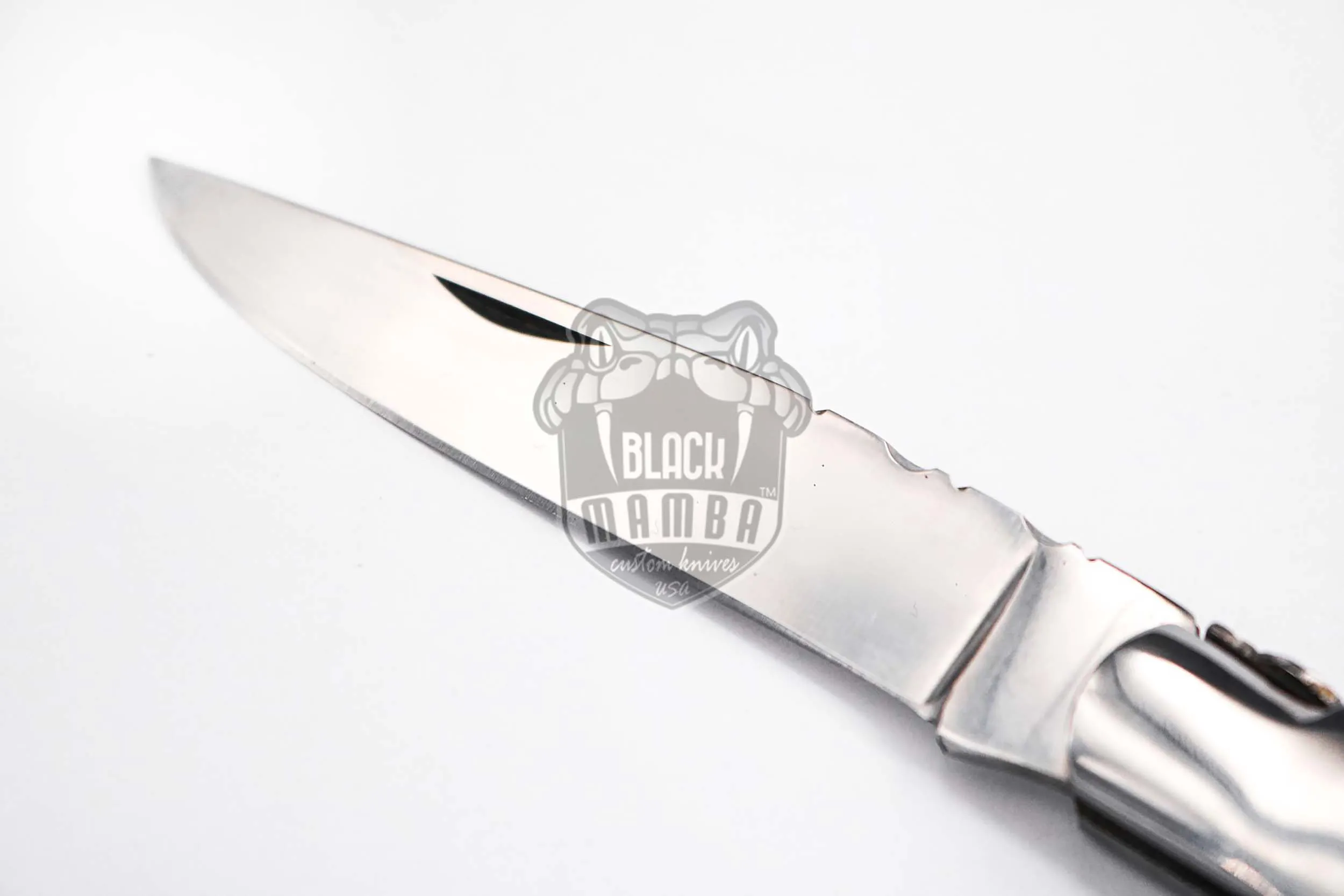 French Riviera Hand Forged Steel Laguiole Steak Knife Handmade Pocket Knives French Knife Steak Knife USA Made | BMK-615 - view 4
