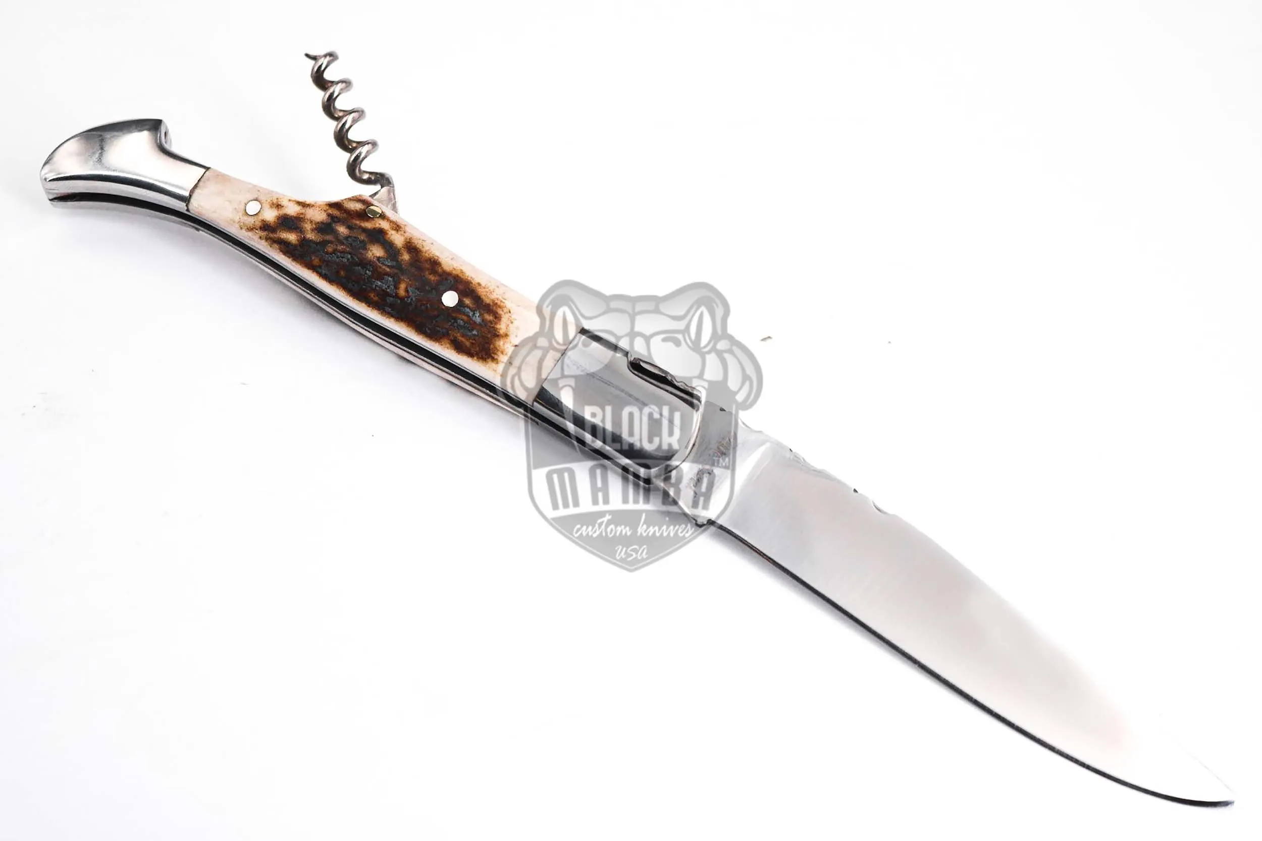 French Riviera Hand Forged Steel Laguiole Steak Knife Handmade Pocket Knives French Knife Steak Knife USA Made | BMK-615 - view 9