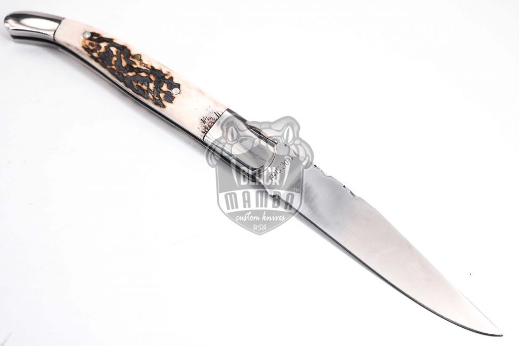 Bmk-614 Stag Horn Hand Forged Steel Laguiole Steak Knife Handmade Pocket Knives French knife steak knife USA Made - Image 8