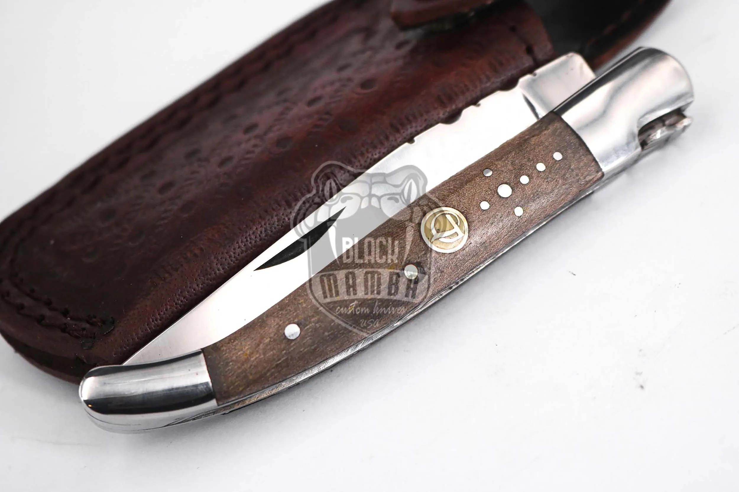 Bordeaux - Laguiole Steak Knife, 10″ Overall, Ram Horn Handle - view 11