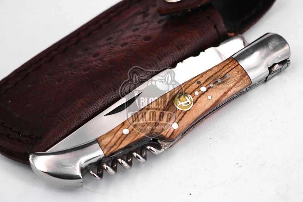 Bmk-621 Louvre Museum Hand Forged Steel Laguiole Steak Knife Handmade Pocket Knives French knife steak knife USA Made Wood Handle - Image 12