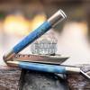 DB-30 D2 Steel Balisong Butterfly Knife with Camel Bone Handle Handmade Original Traditional Filipino Butterfly Batanga Knife black mamba knives USA - Image 4