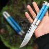 DB-30 D2 Steel Balisong Butterfly Knife with Camel Bone Handle Handmade Original Traditional Filipino Butterfly Batanga Knife black mamba knives USA - Image 2
