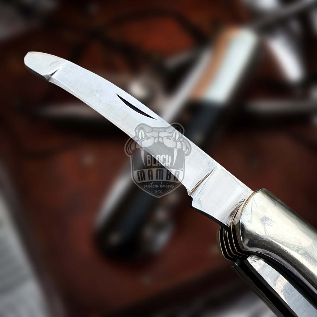 BMK- 008 Penta Fold Pocket Knife | super Steel 5 Blades Color Bull Horn knife Black Mamba Knife Hunting knife Steak knife Multi purpose USA Made Gift For Him - Image 6