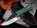 Bmk-220 Pine Cone Beautiful Skinner Knife Perfect For Hunting Hand Forged Steel Knife Best Quality Knife Gift For Him  USA Made