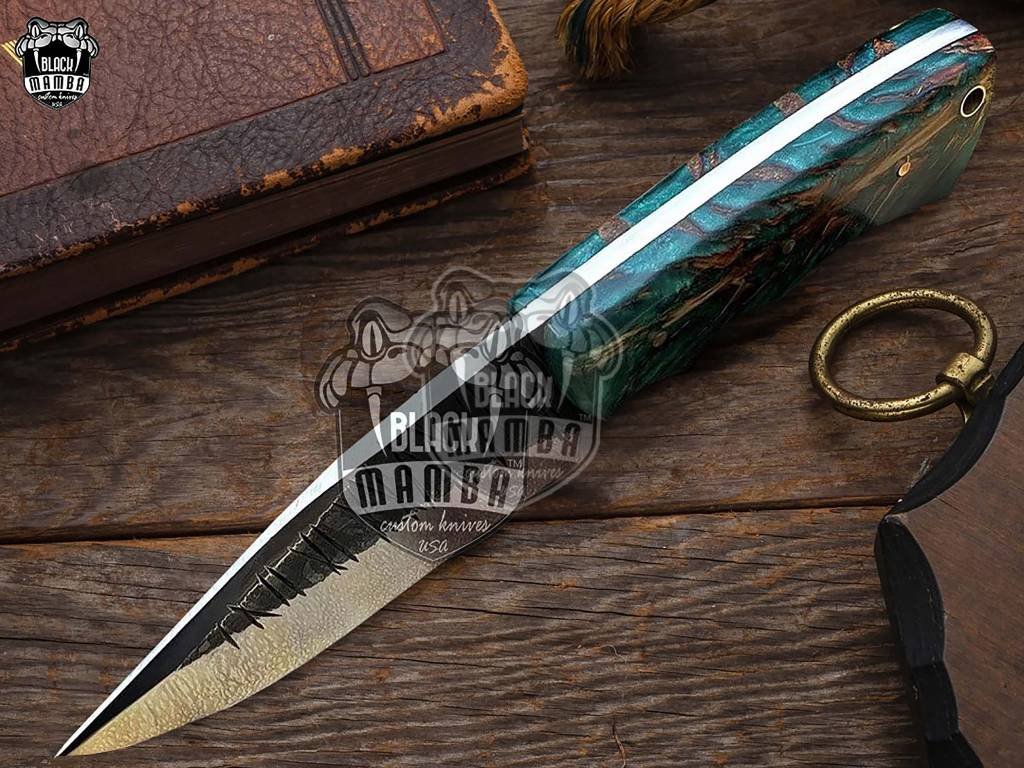 Bmk-220 Pine Cone Beautiful Skinner Knife Perfect For Hunting Hand Forged Steel Knife Best Quality Knife Gift For Him  USA Made - Image 3
