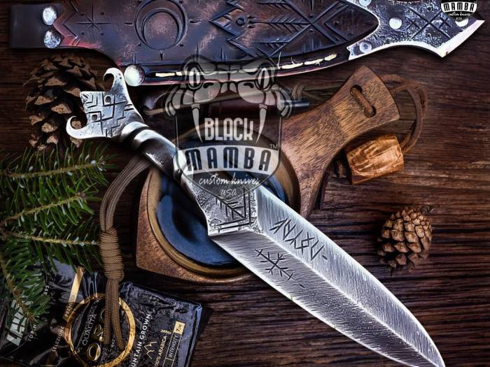 BMK- 320 Railroad Spike Hand Forged Knife, Engraved knife, Hunting Dagger, Rail Road Spike Knife, Viking Dagger, Anniversary Gifts, Gift For Men, USA