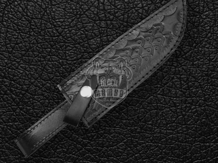 Bmk- Premium Leather Hunting Knife Sheath – Style and Safety for Your Blade - Secure and Stylish Knife Accessory