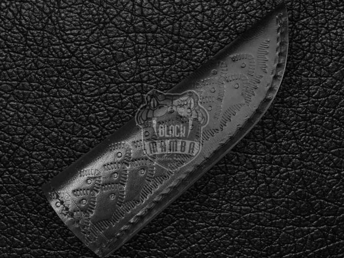Bmk- Premium Leather Skinner Knife Sheath - Secure Your Blade with Style Ultimate Blade Security Gift For Him USA Made