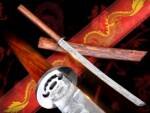 BMK-561: Handmade 32" Japanese Damascus Katana Samurai Ninja Sword – A Premium USA-Made Gift for Men With Wooden Sheath