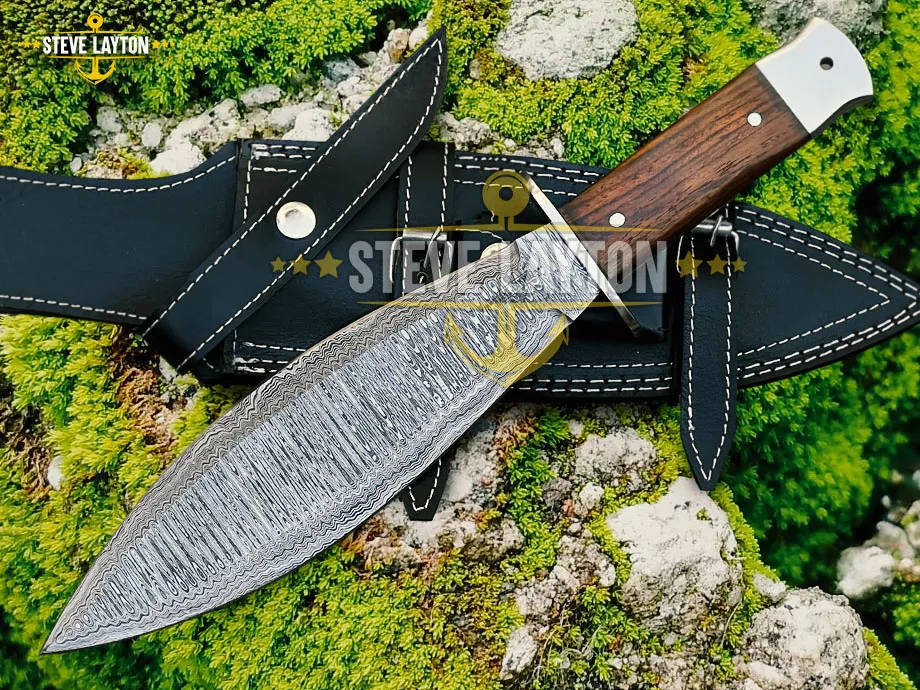 Ranger Small - Damascus Hunting Knife, 15″ Overall - view 5