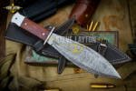 Ranger Small Military Damascus Dagger Knife Handle Limited Edition SL-027-S