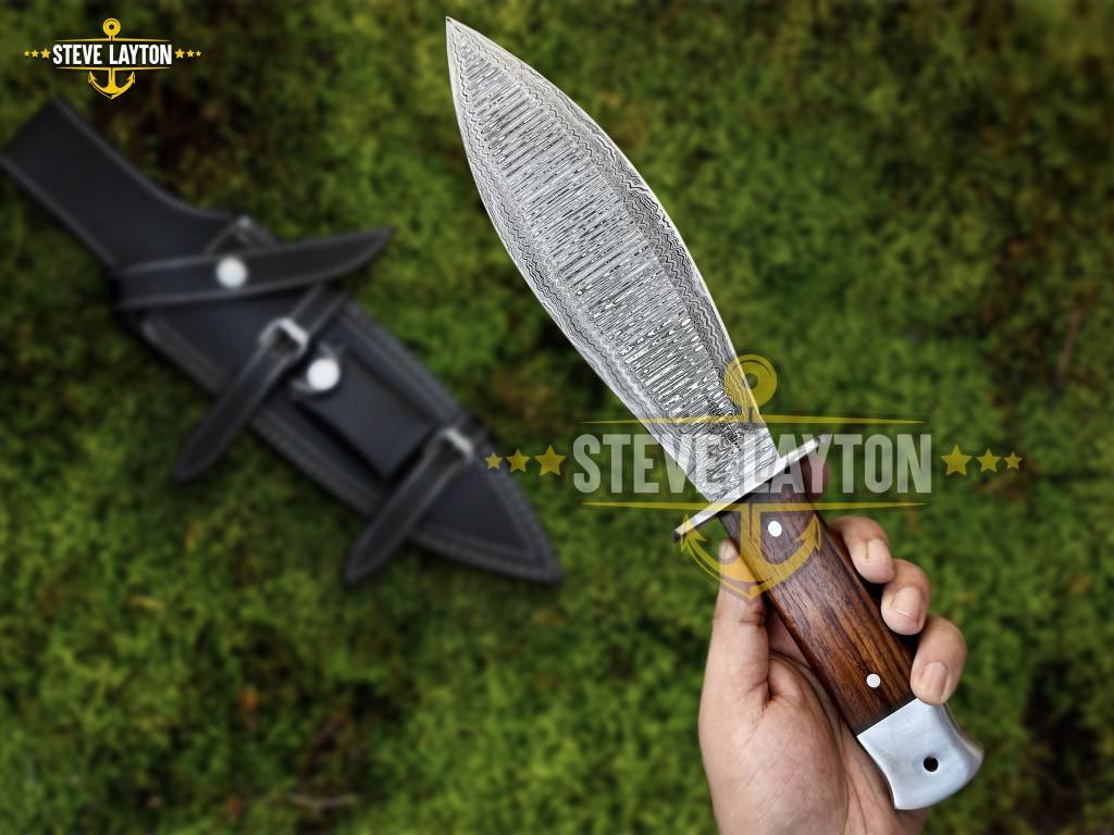 Ranger Small Military Damascus Dagger Knife Handle Limited Edition SL-027-S - Image 3