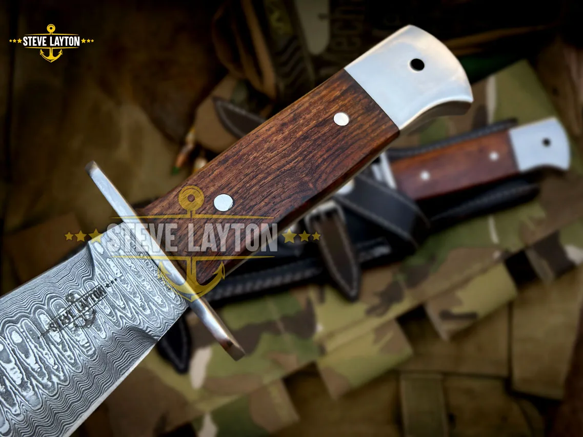 Ranger Medium - Damascus Dagger, 9″ Overall - view 3