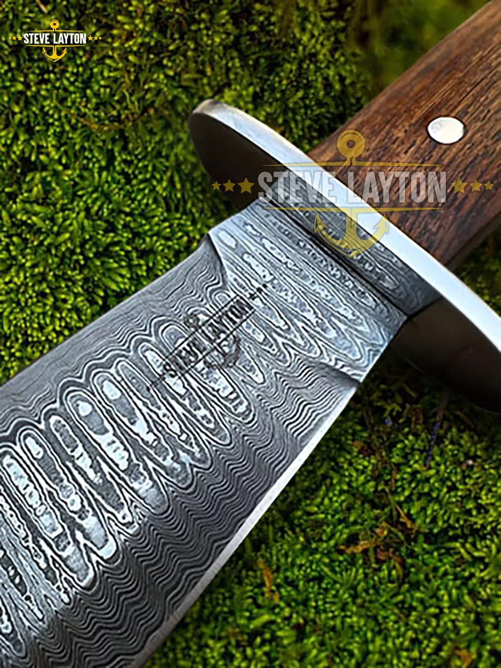 Ranger Medium - Damascus Dagger, 9″ Overall - view 5
