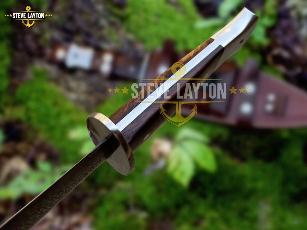 Ranger Large Military Damascus Dagger Knife Handle Limited Edition SL-027 - Image 3