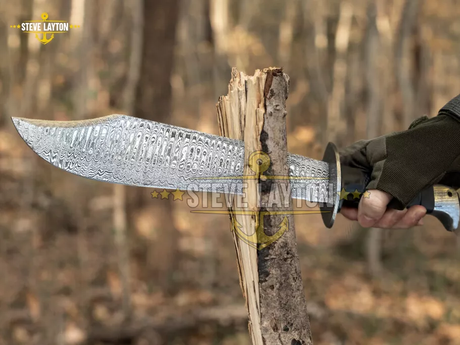 Ranger - Damascus Bowie Knife, 15″ Overall - view 4