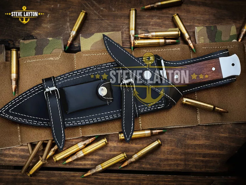 Ranger Small - Damascus Hunting Knife, 15″ Overall - view 2