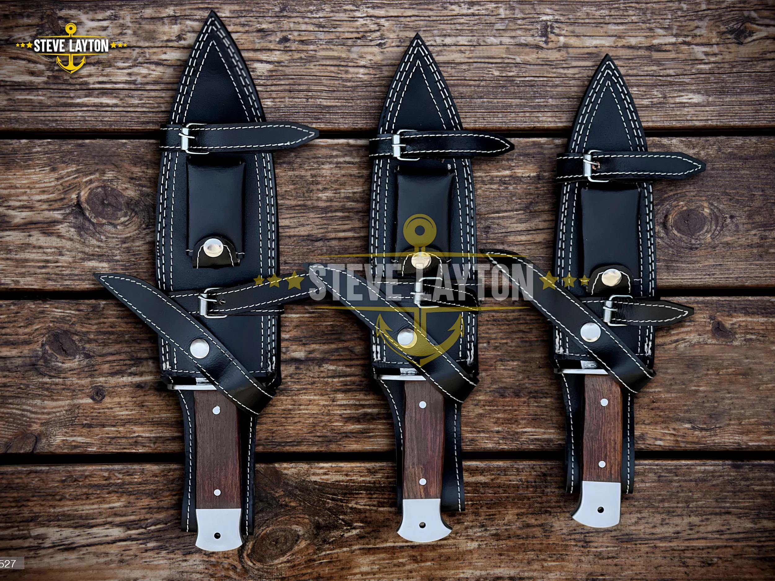 Ranger Large – Military Damascus Dagger, 11″ Overall | SL-027 - view 4