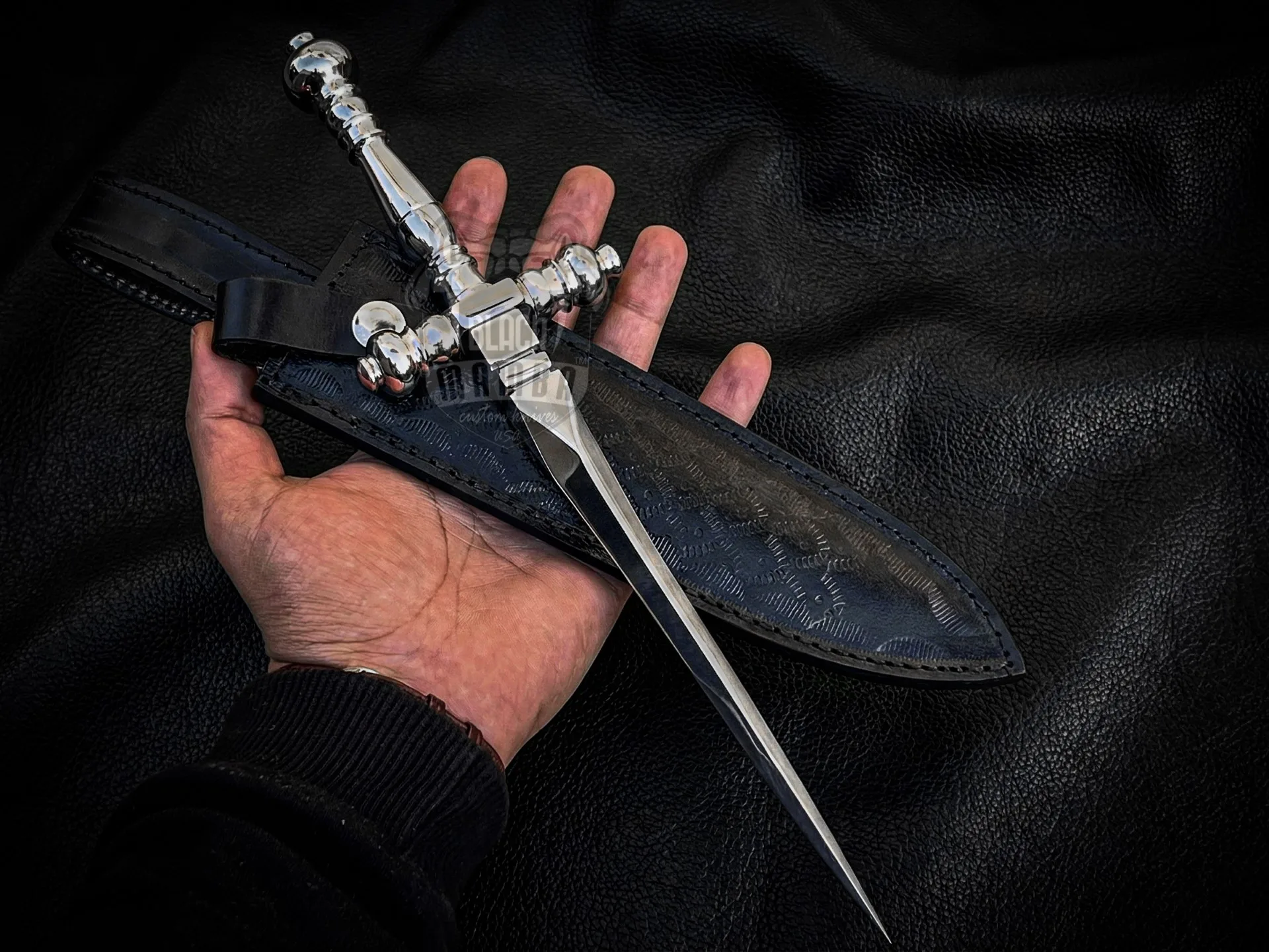 Quality Made Stainless - Damascus Dagger