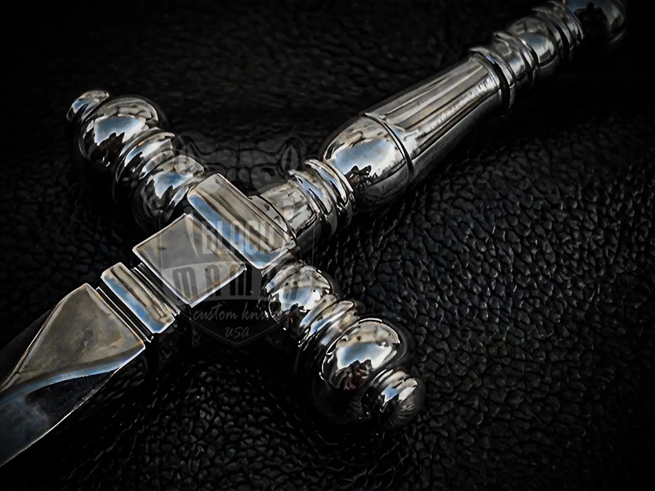 Quality Made Stainless - Damascus Dagger - view 3