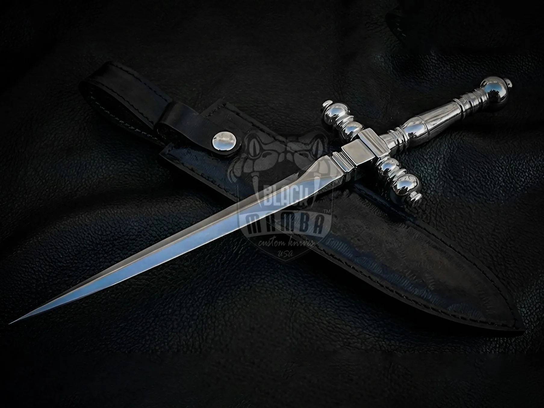 Quality Made Stainless - Damascus Dagger - view 6