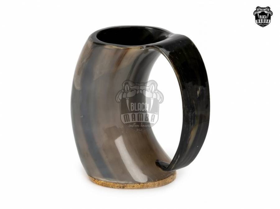 Viking Drinking Mug, High Quality Made Horn Mug, 100% Natural Beer/Coffee Mug, Buffalo Horn Made Beer Mug in 3 Sizes, Black mamba Knives, Gift For Him/Her - Image 9