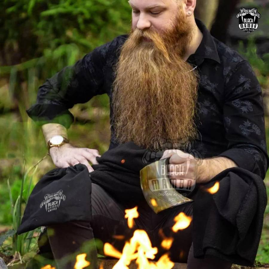 Viking Drinking Mug, High Quality Made Horn Mug, 100% Natural Beer/Coffee Mug, Buffalo Horn Made Beer Mug in 3 Sizes, Black mamba Knives, Gift For Him/Her - Image 6