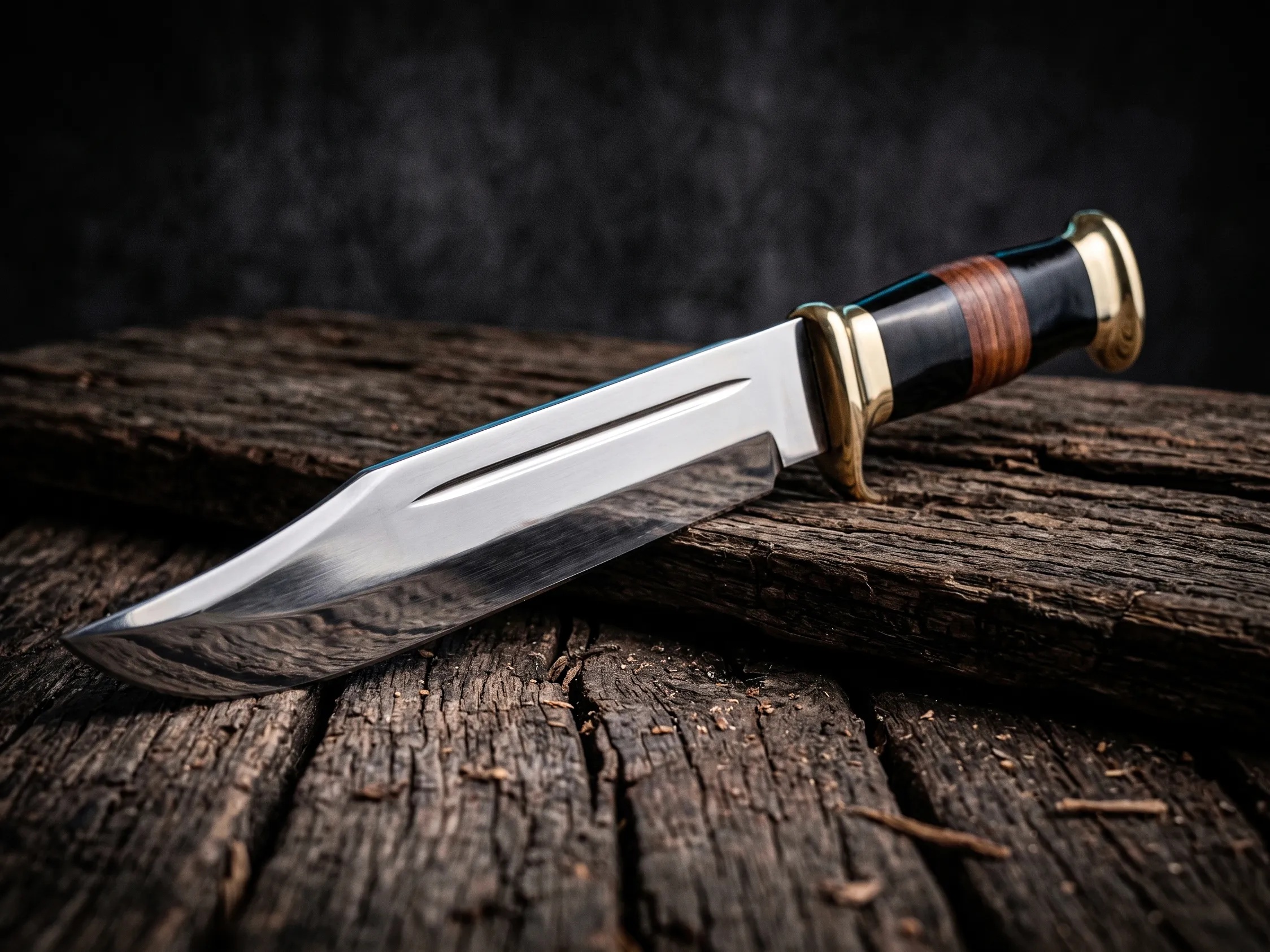 B Black Mamba Vanguard Bowie Custom Handmade D2 Steel Hunting Bowie Knife | Camping Bowie for Outdoor and Hunting | BMK-1066 - view 2