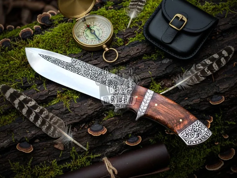 Explorer’s Legacy Blade – Hand-Forged Bowie Knife, 12″ Overall - view 4