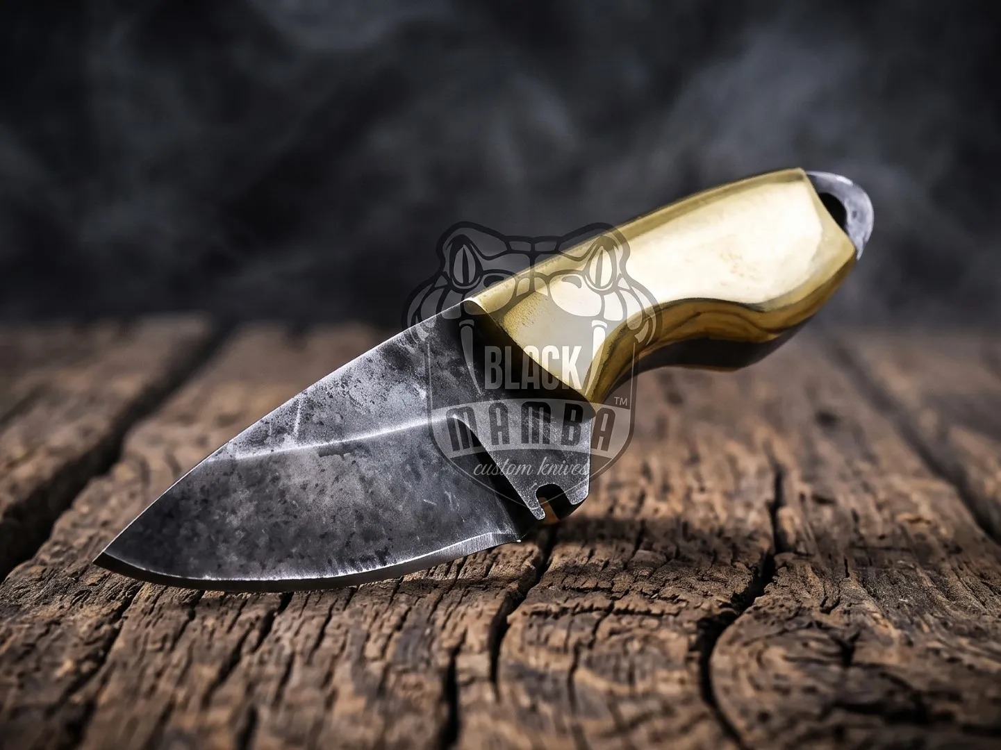 Golden Talon Hand Forged Blade with Brass Handle | Hunting, Camping & EDC Knife | Knife Collection | Outdoors | Gift for Men | BMK-697 - view 2