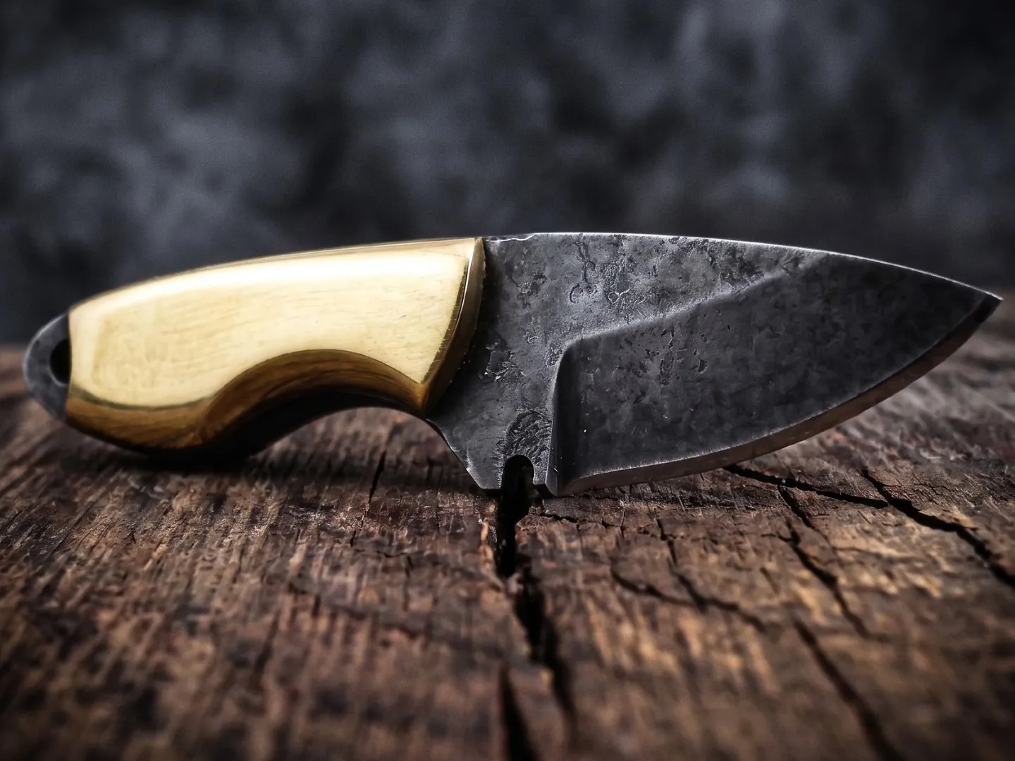 Golden Talon Hand Forged Blade with Brass Handle | Hunting, Camping & EDC Knife | Knife Collection | Outdoors | Gift for Men | BMK-697 - view 3