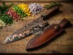 Copper Chef - Damascus Chef Knife, 13″ Overall, Rose Wood Handle
