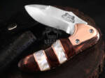 Signature – VG10 Folding Pocket Knife, 7″ Overall, Rose Wood Handle