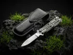 Filipino Balisong Butterfly Knife - Handmade D2 Steel Balisong & | Hand Engraved & | Premium Butterfly