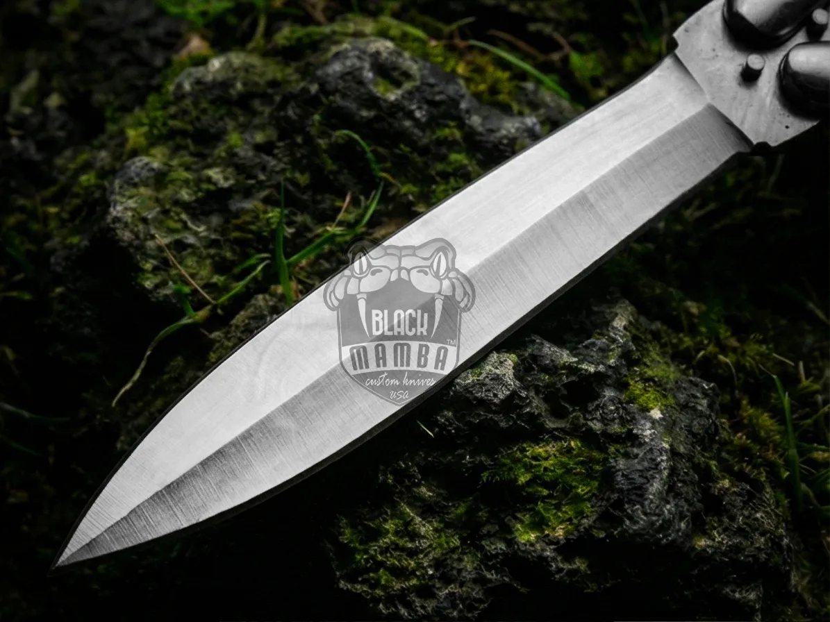 Filipino Balisong Butterfly Knife - Handmade D2 Steel Balisong & | Bone & Steel Bolster - view 3