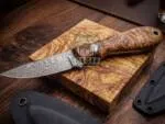 Fudge - Damascus Chef Knife, 7″ Overall, Wood Handle | BMK-1102