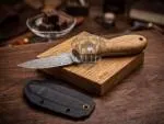 Fudge - Damascus Chef Knife, 7″ Overall, Olive Wood Handle