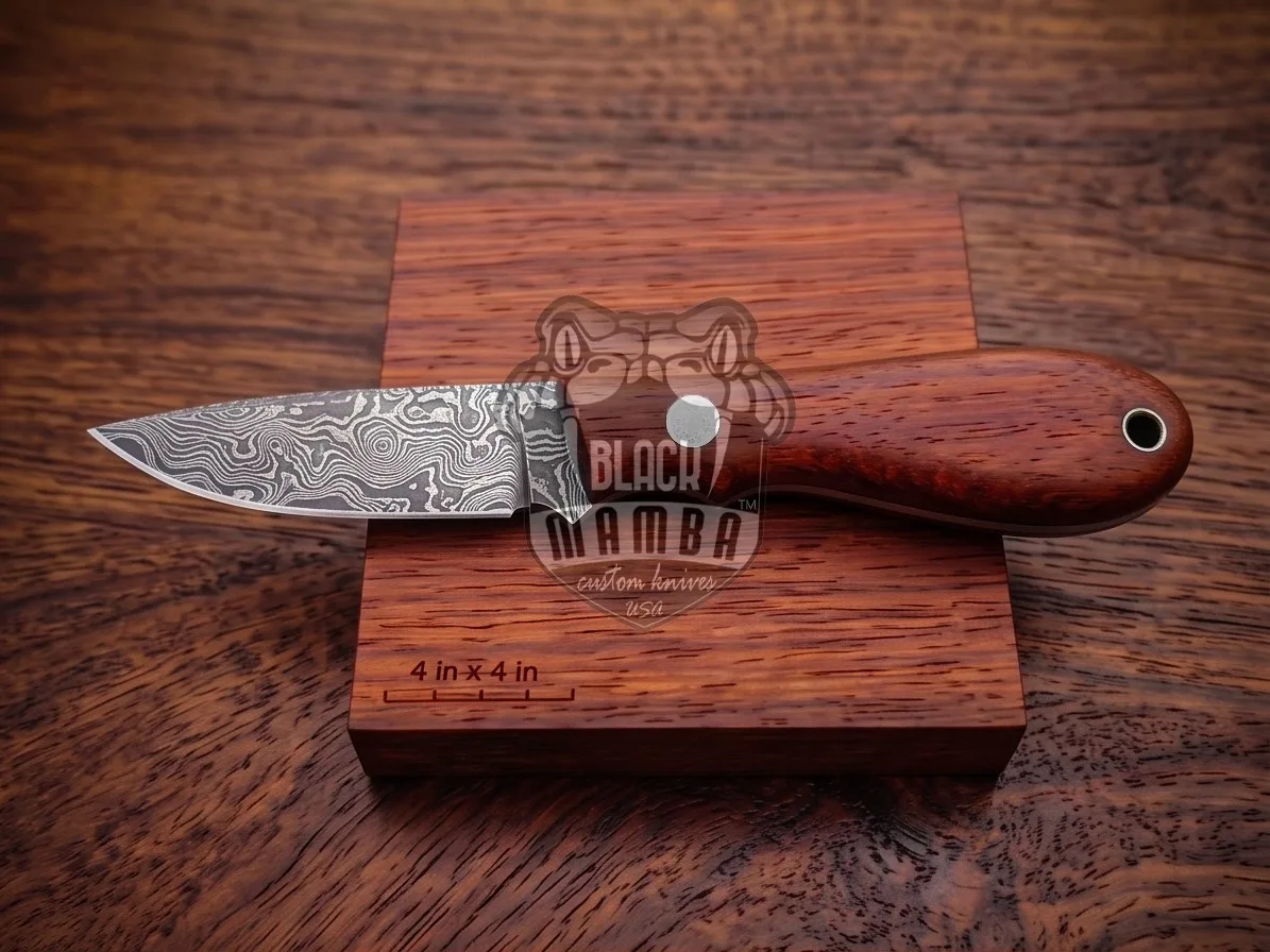 Fudge - Damascus Chef Knife, 7″ Overall, Wood Handle | BMK-1103 - view 3