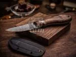 Fudge - Damascus Chef Knife, 7″ Overall, Rose Wood Handle | BMK-1106
