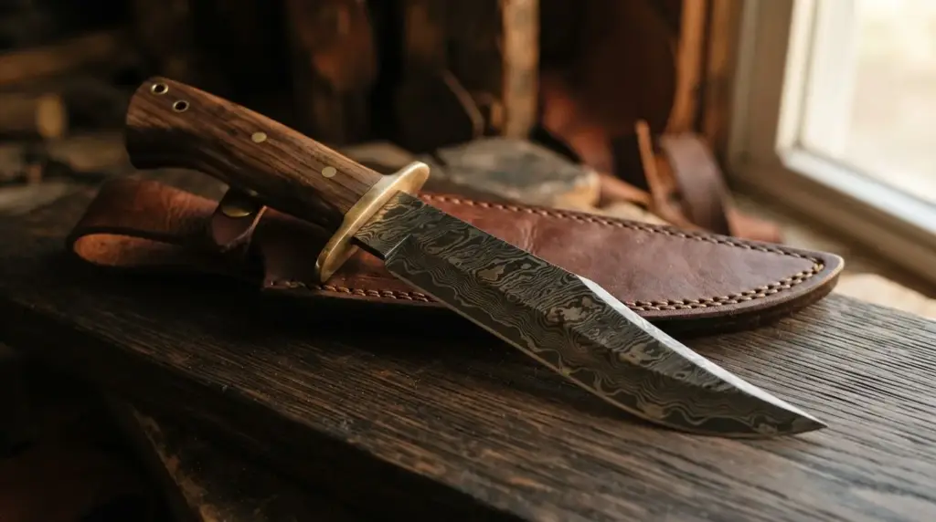 The Damascus Bowie Knife: Sizes, Grinds and What It Is Actually For
