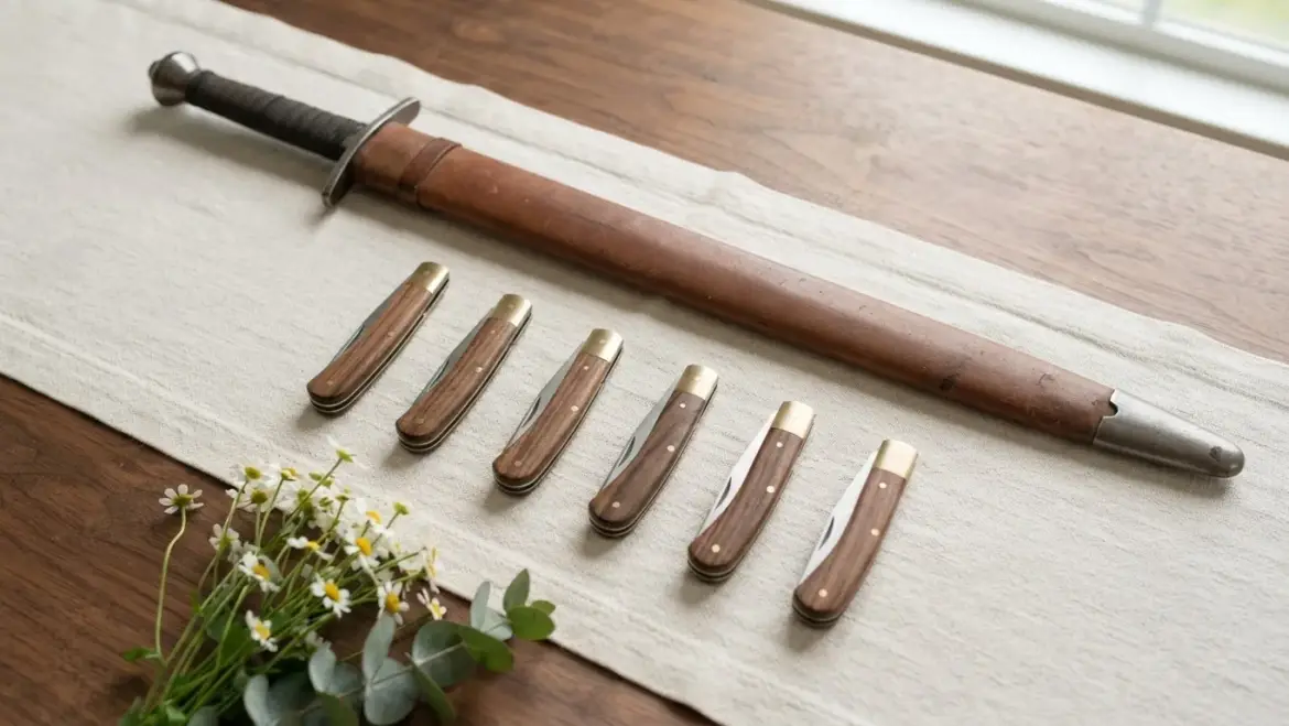 Knives and Swords as Wedding Gifts: Groomsmen, Cake and Budget