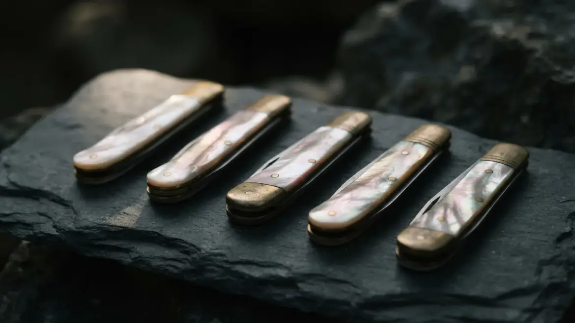 Pearl, Abalone, Stag and Bone: The Exotic Handle Materials
